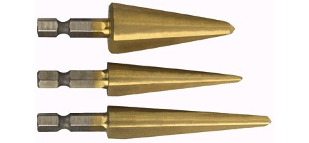 HSS conical drill with HEX SHANK