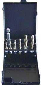 7PC Metric Combined Drill/Tap Set (Pop)