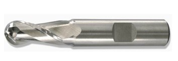 2 FLUTE BALL NOSE END MILL (DIN327) 
