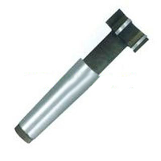 Metric size HSS T-slot cutter with morse taper shank