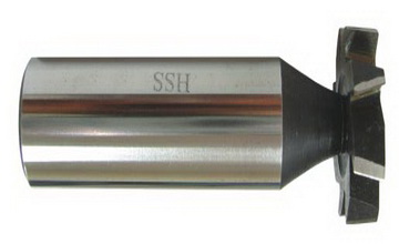Metric size HSS 12mm shank woodruff keyseat cutter