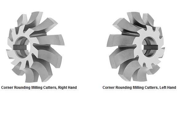 HSS corner rounding milling cutters