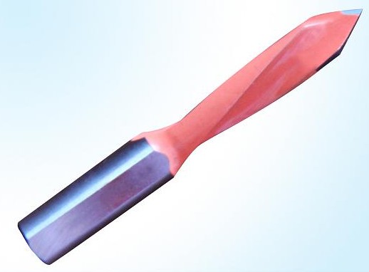 Woodworking through-hole type alloy bit