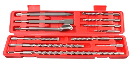 12PCS Hammer drill and steel chisel set