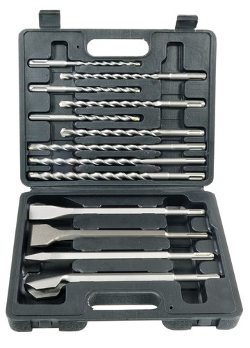13PCS Hammer drill and steel chisel set