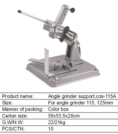 Angle grinder support