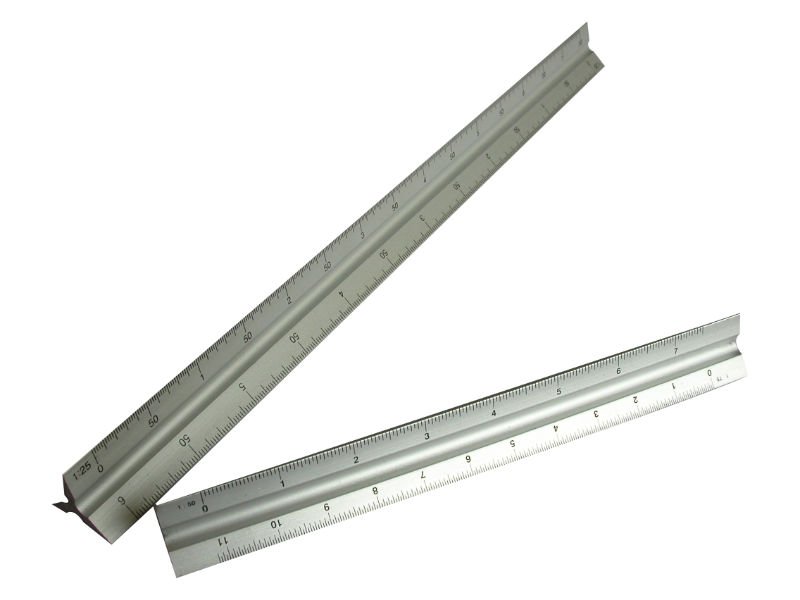 Aluminium Rhombic Scale Ruler