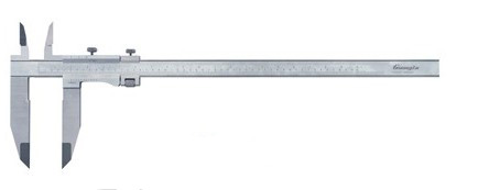VERNIER CALIPERS WITH NIB STYLE AND SHARP EDGED JAWS (mono block)