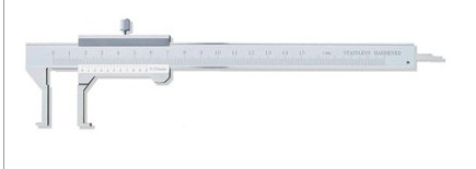 INSIDE GROOVE VERNIER CALIPERS WITH FLAT POINTS