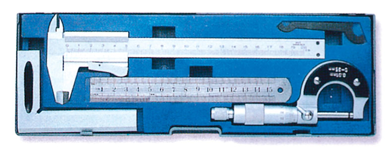 Measuring tools in set