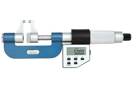 Electronic caliper type micrometers