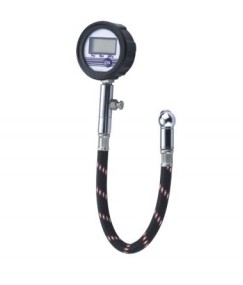 Metal body digital pressure gauge with flexible tube