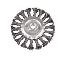 Wire wheel brushes, knotted (nut type) 311-110-112