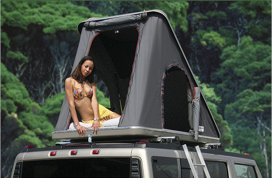 Newest Triangulated shell roof tent automatic